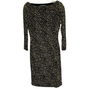 Lauren Ralph Lauren Dress Animal Print Midi 4‎